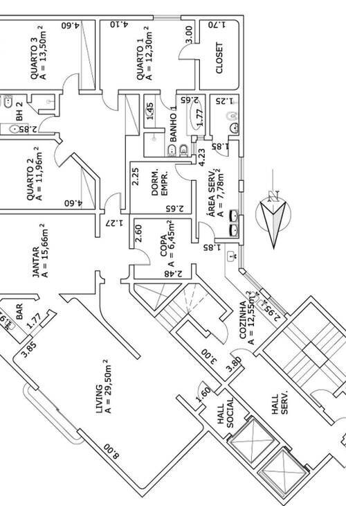 Apartamento à venda com 3 quartos, 240m² - Foto 14