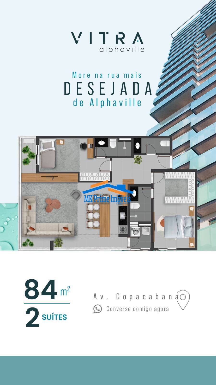 Apartamento à venda com 3 quartos, 107m² - Foto 6