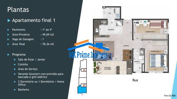 Apartamento à venda com 2 quartos, 53m² - Foto 11