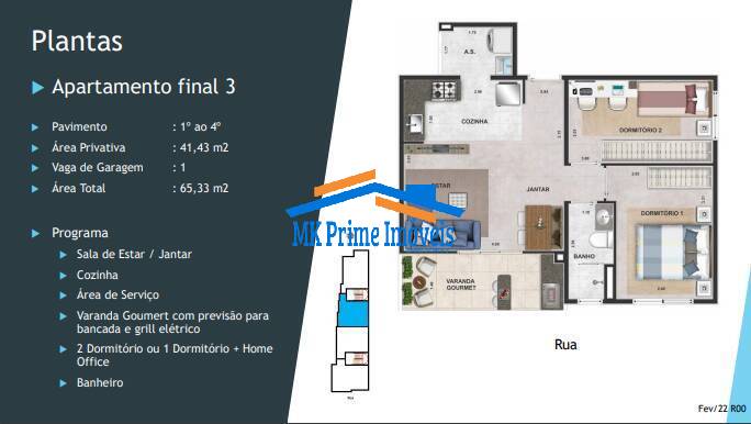 Apartamento à venda com 2 quartos, 53m² - Foto 13