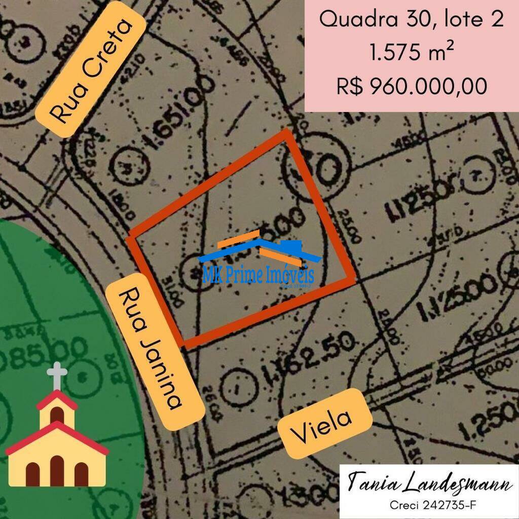 Terreno à venda, 1575m² - Foto 1