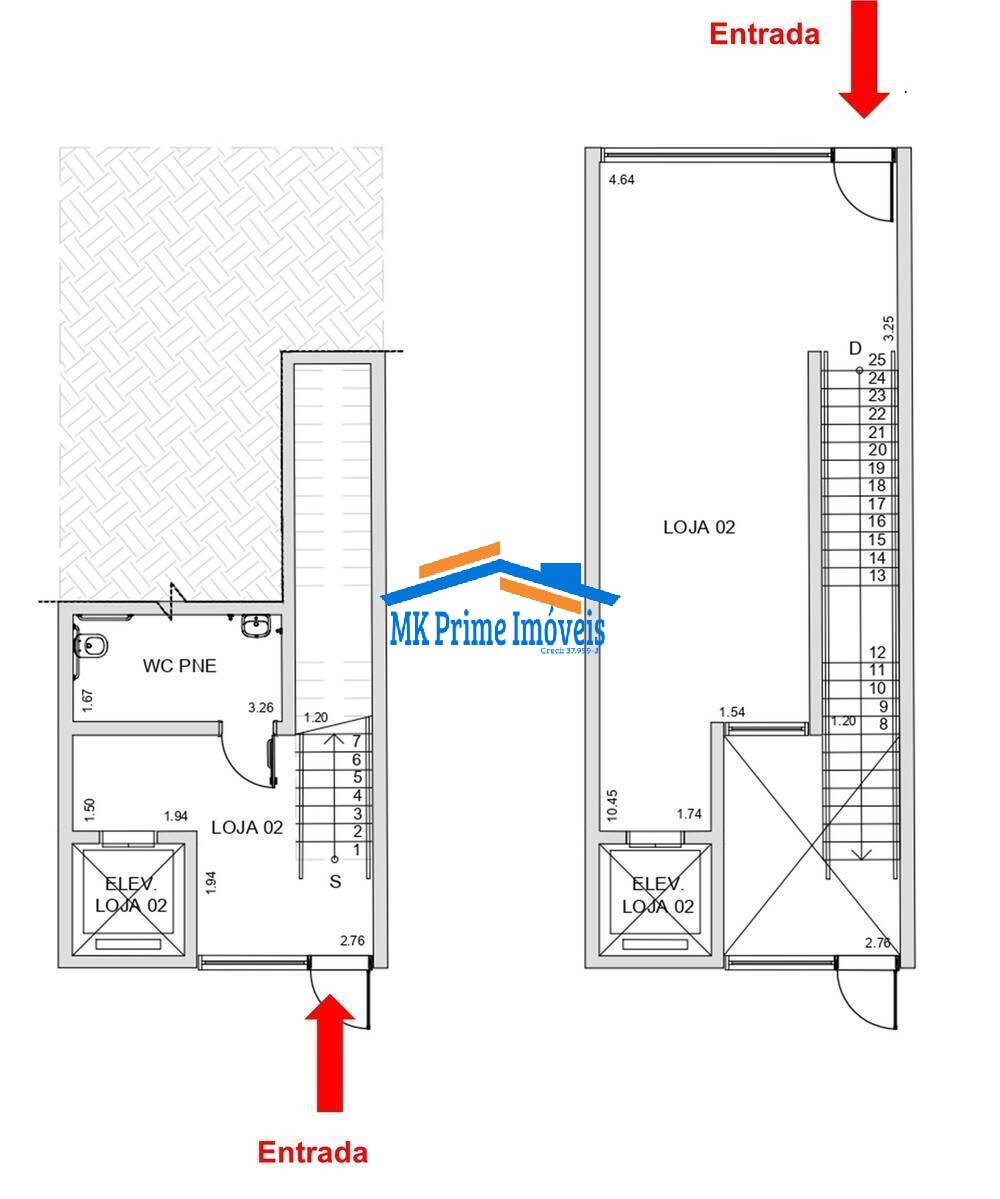 Loja-Salão à venda e aluguel, 78m² - Foto 1