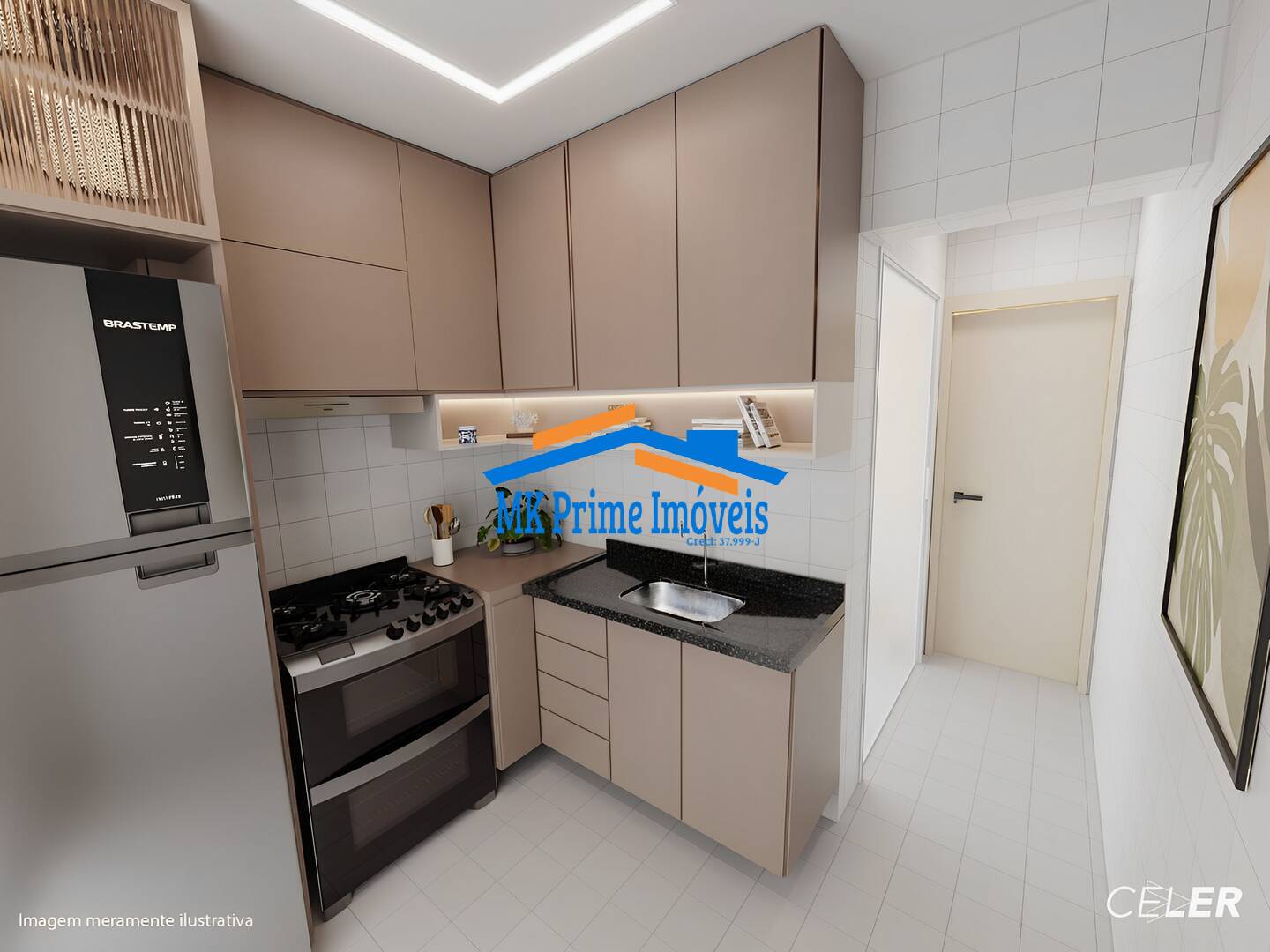 Apartamento à venda com 1 quarto, 44m² - Foto 2