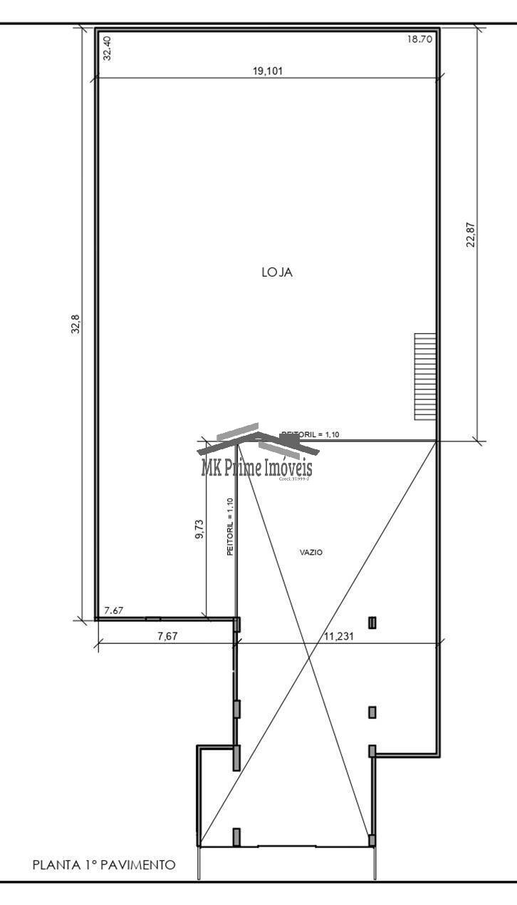 Loja-Salão à venda e aluguel, 1330m² - Foto 2