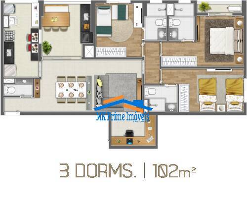 Apartamento à venda com 3 quartos, 102m² - Foto 18