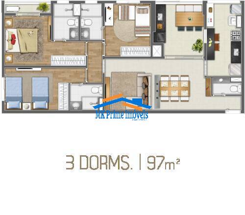 Apartamento à venda com 3 quartos, 97m² - Foto 18