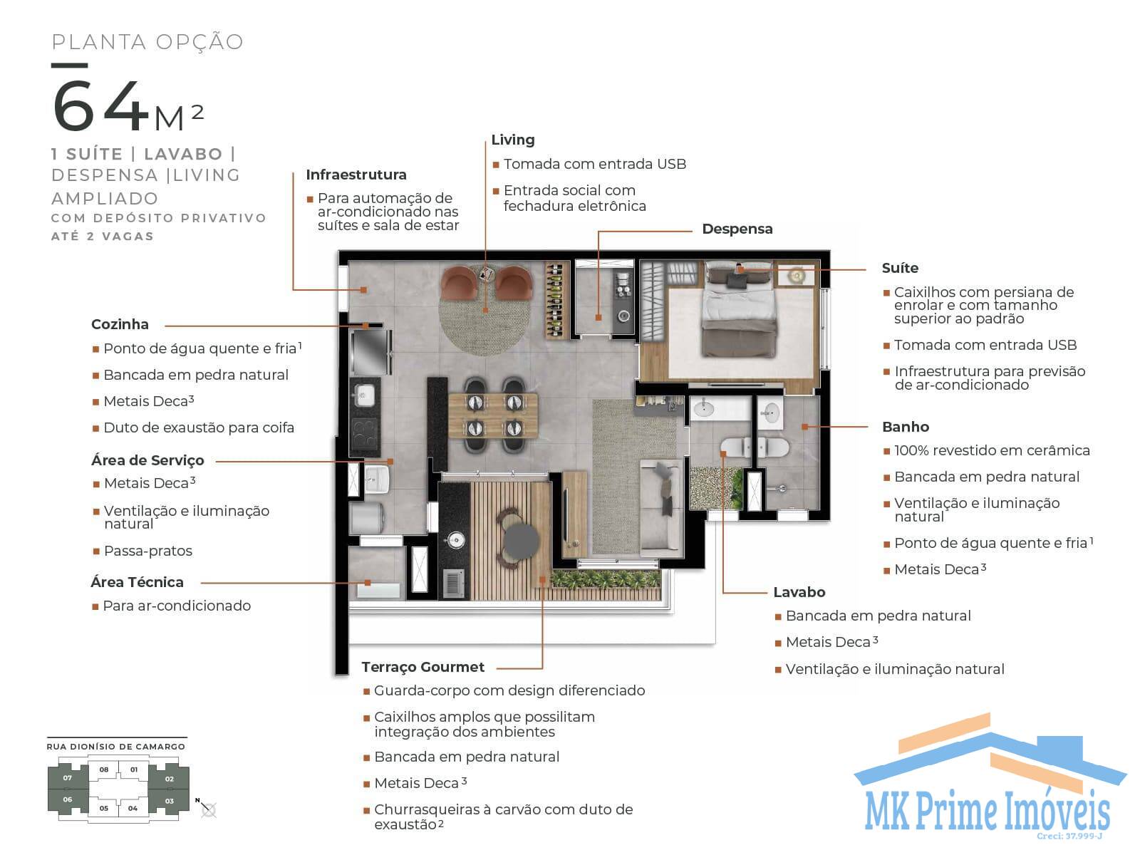 Apartamento à venda com 2 quartos, 63m² - Foto 40