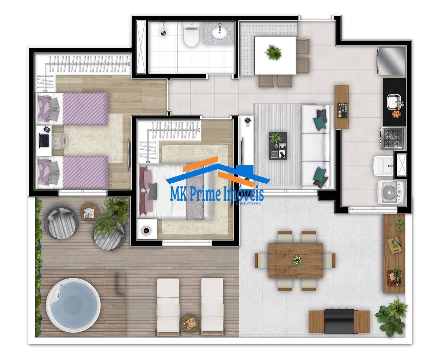 Apartamento à venda com 2 quartos, 85m² - Foto 41