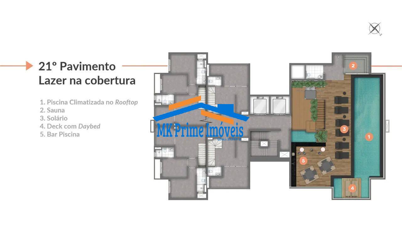 Apartamento à venda com 1 quarto, 37m² - Foto 4