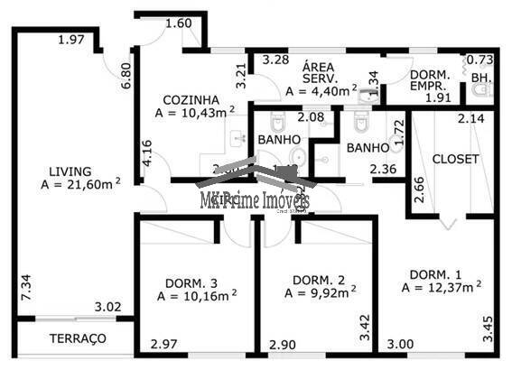 Apartamento à venda com 3 quartos, 105m² - Foto 5