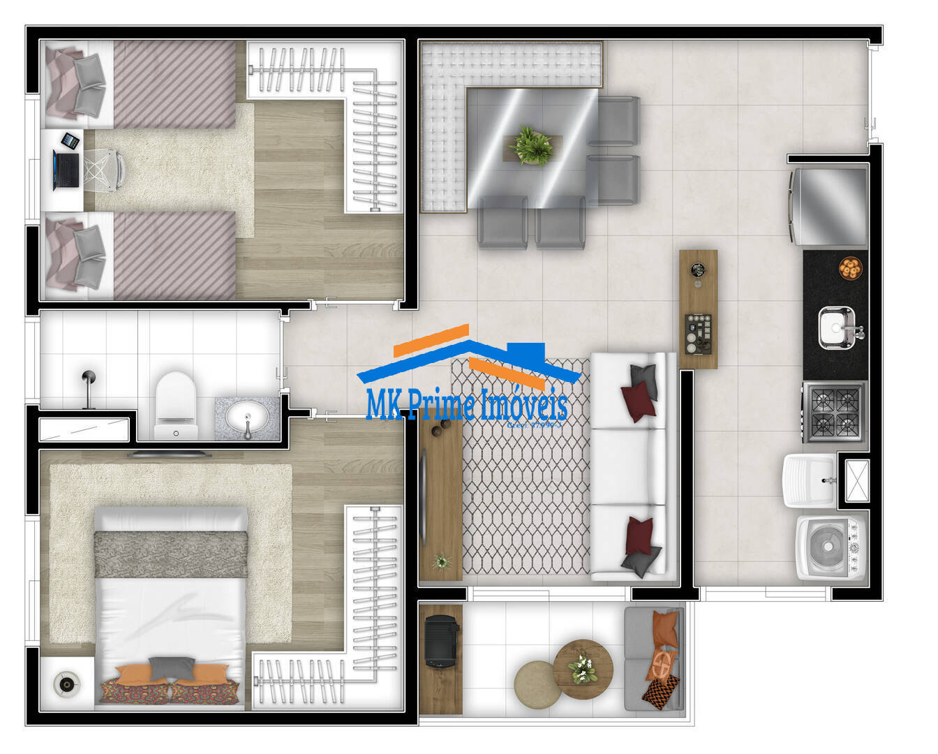 Apartamento à venda com 2 quartos, 47m² - Foto 26