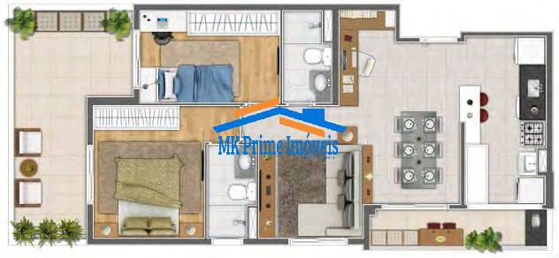 Apartamento à venda com 2 quartos, 60m² - Foto 25