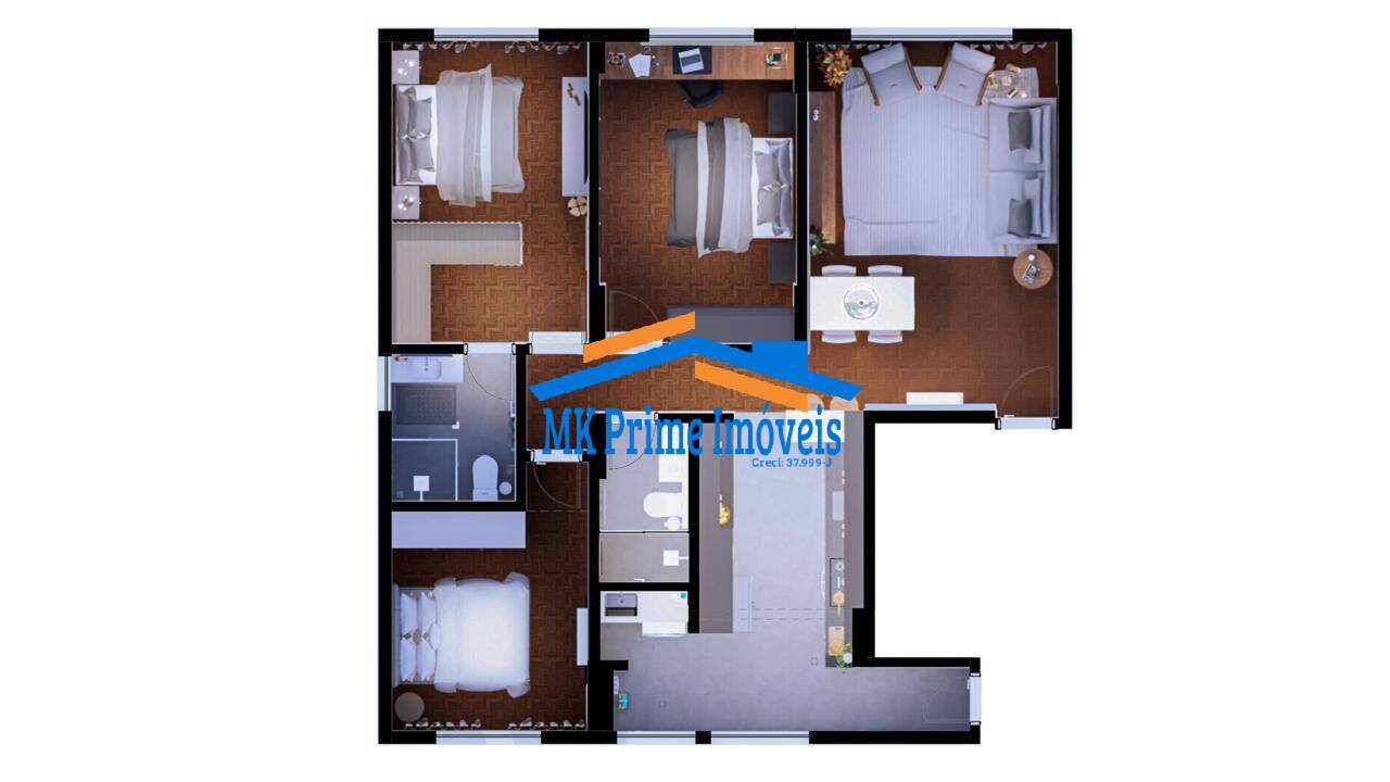 Apartamento à venda com 3 quartos, 103m² - Foto 12