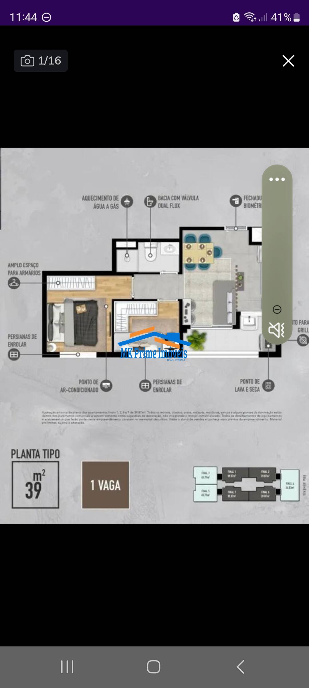 Apartamento à venda com 2 quartos, 40m² - Foto 2